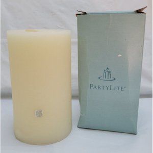 New PartyLite C35181 French Vanilla Pillar Candle